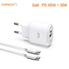 [帮] GaN PD 45W CŸ USB 2Ʈ ʰ и   D-PD45W-CU - PD C to C