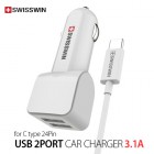 [��������] 2PORT ���뷮 �и��� ������ ������ - ��USB CŸ�� (3.1A)